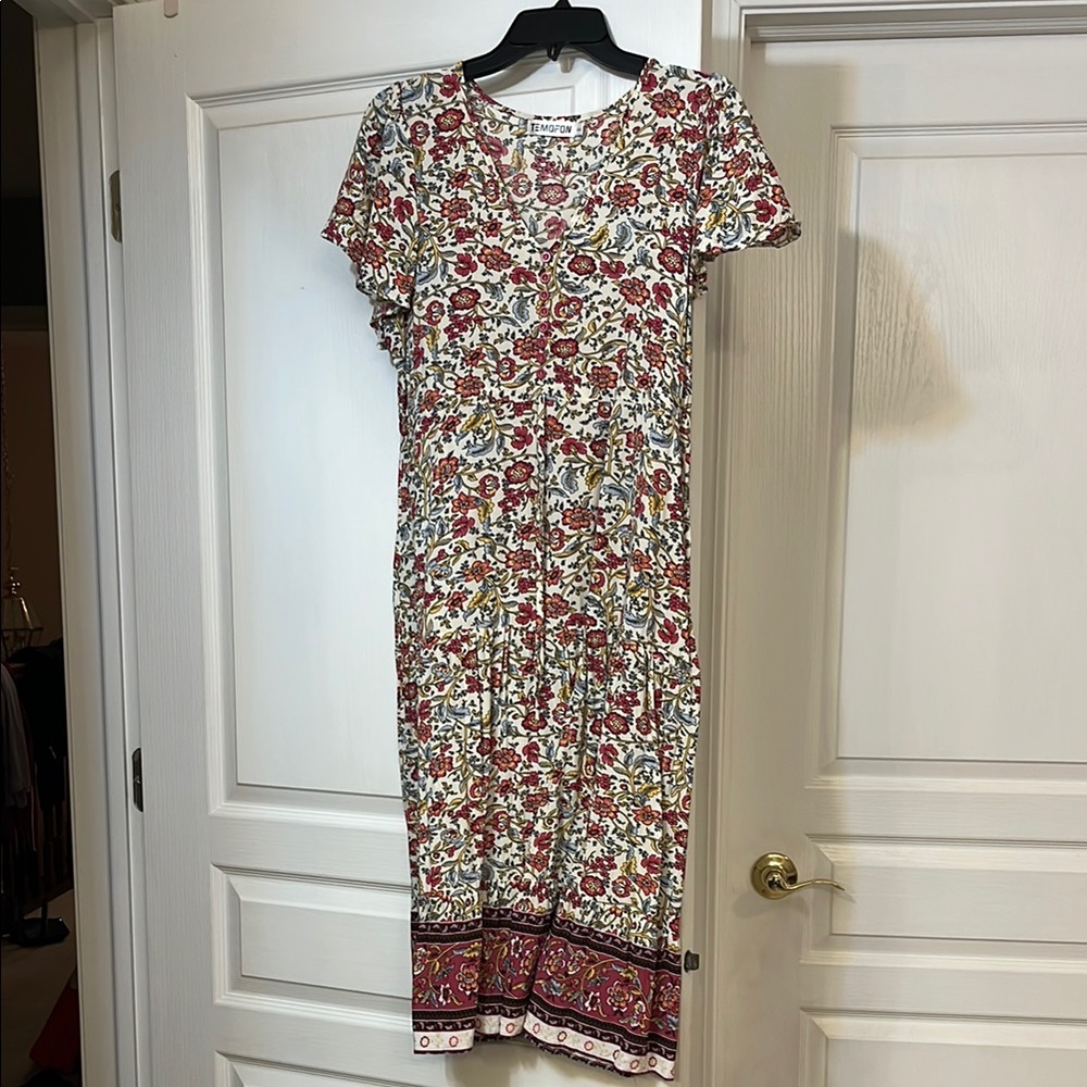 Floral Print Women's Dress